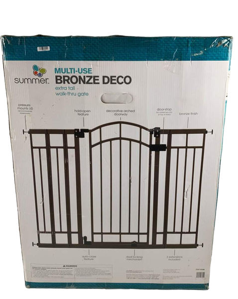 summer infant extra tall walk thru gate bronze Summer Infant Walk Through Gate
