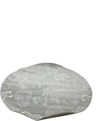 Shop Unique Loom Whimsy Kids Round Rug, Gray, 5’3” at GoodBuy Gear