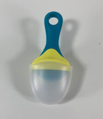 secondhand Boon Pulp Silicone Feeder, 2-Pack, Orange/Green & Blue