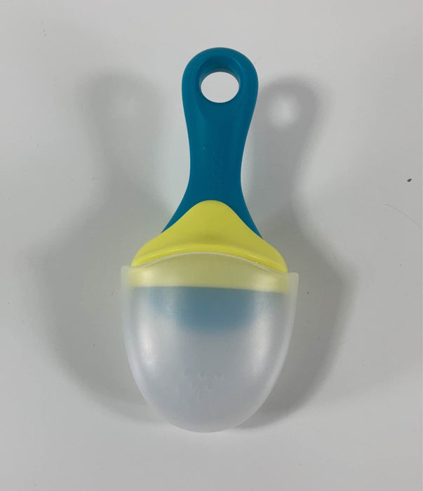 secondhand Boon Pulp Silicone Feeder, 2-Pack, Orange/Green & Blue