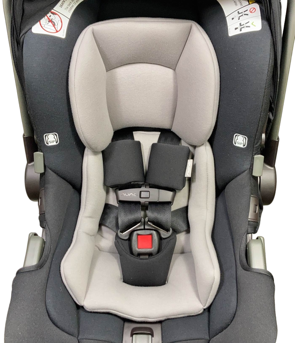 Nuna PIPA rx Infant Car Seat with RELX Base, 2023, Caviar