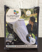 used Summer Infant Muslin Stroller Blanket