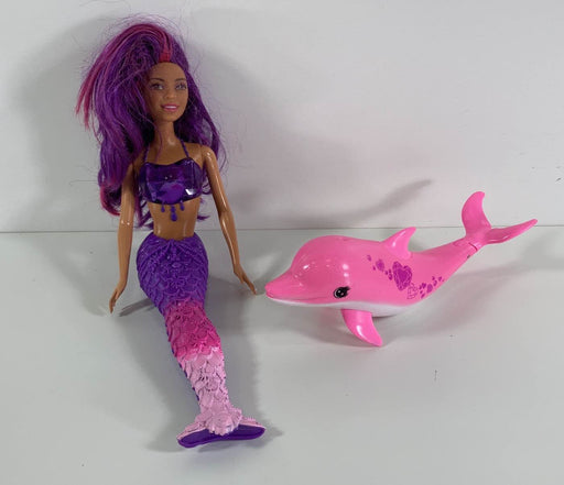 used Barbie Mermaid, -with dolphin