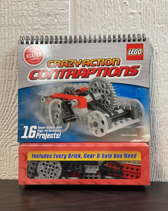 used Klutz LEGO Crazy Action Contraptions Craft Kit