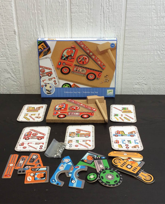 secondhand DJECO Tap Tap Game, Vehicles