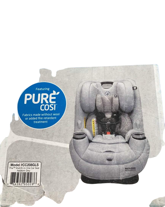 used Maxi-Cosi Pria Max All-in-One Convertible Car Seat, Network Grey, 2022