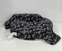 used My Brest Friend Nursing Pillow, Black Flowing Fans