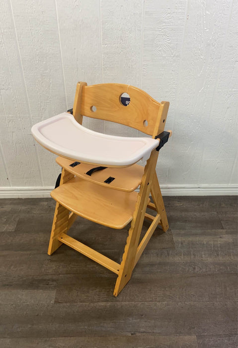 secondhand Keekaroo Height Right High Chair With Infant Insert And Tray