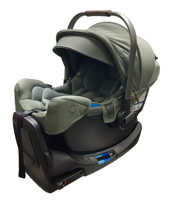 used Nuna PIPA rx Infant Car Seat with RELX Base, Pine, 2022