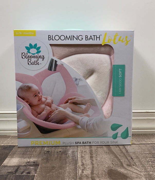 used Blooming Bath Baby Bath Lotus, Pink/White/Grey