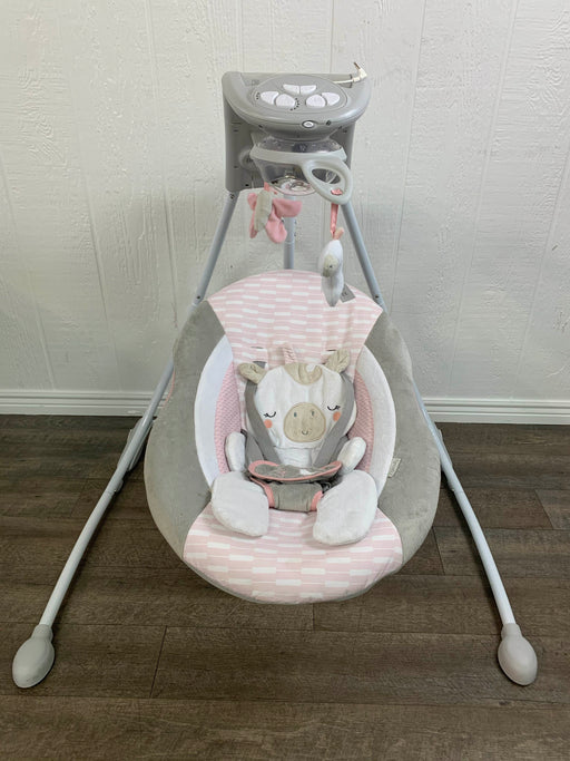 secondhand Ingenuity InLighten Cradling Swing