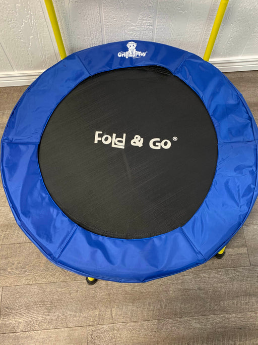 secondhand The Original Toy Company Fold & Go Trampoline