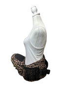 secondhand TushBaby Hip Baby Carrier, Leopard