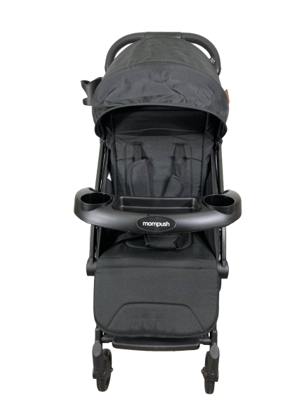 Mompush Lithe V2 Stroller, 2023, Black