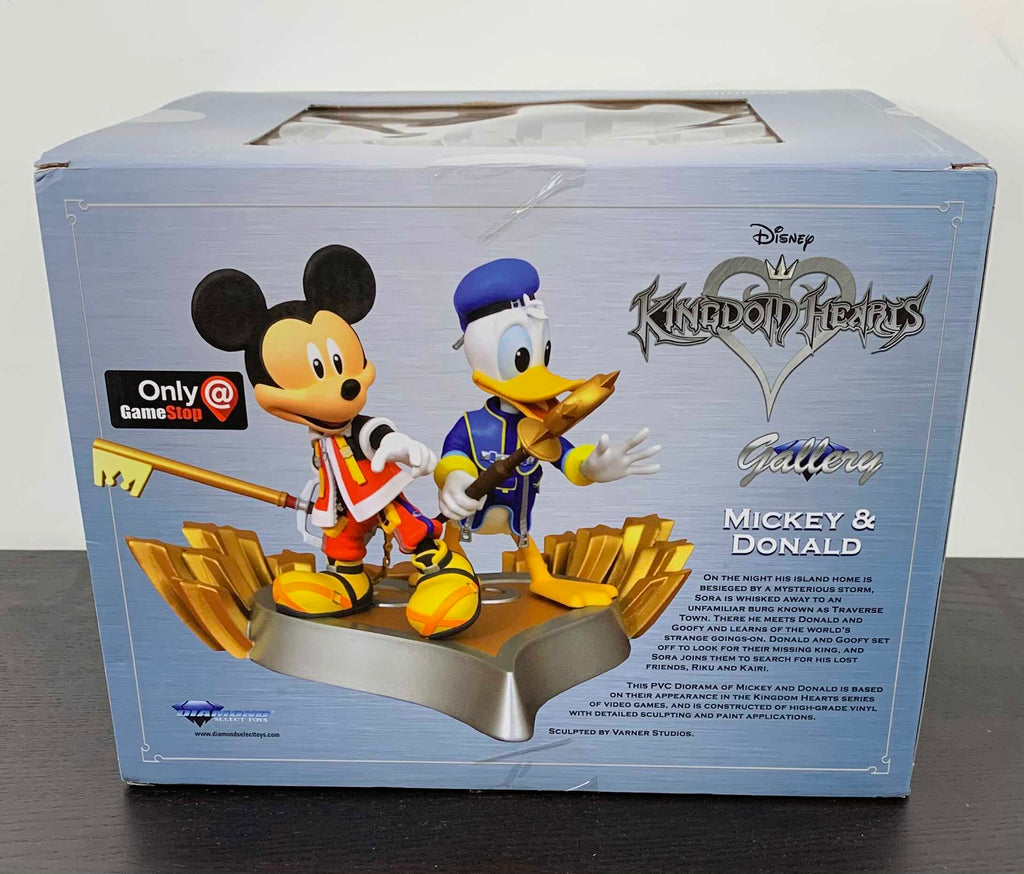 Kingdom Hearts Disney Mickey Mouse Donald Duck Gallery Figure Statue