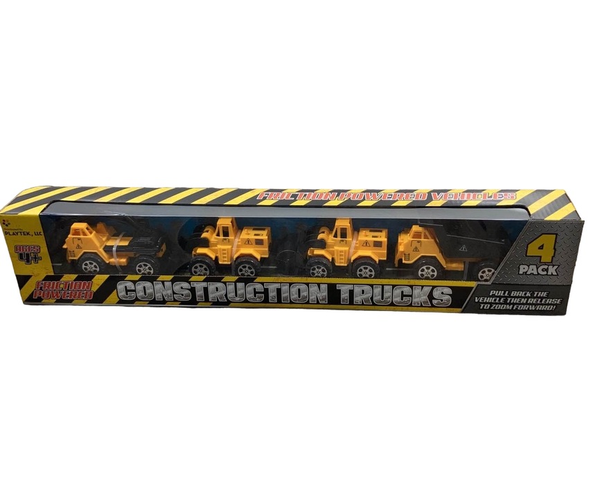 used Playtek Construction Truck 4 Pack