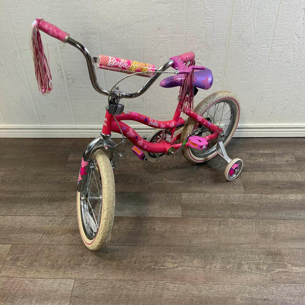 kinderfahrrad barbie Mattel Barbie 16” Girls Bike With Training Wheels