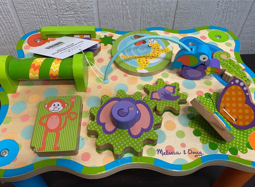 secondhand Melissa & Doug Jungle Wooden Activity Table