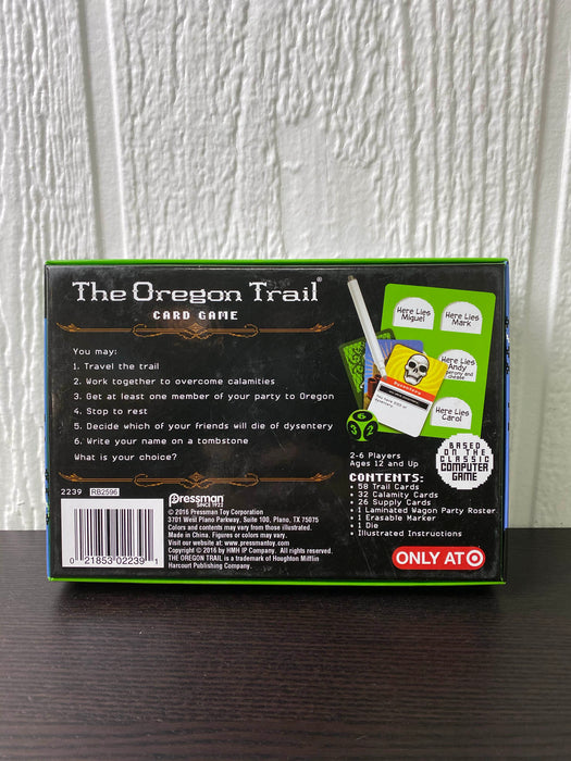 secondhand Pressman The Oregon Trail Card Game