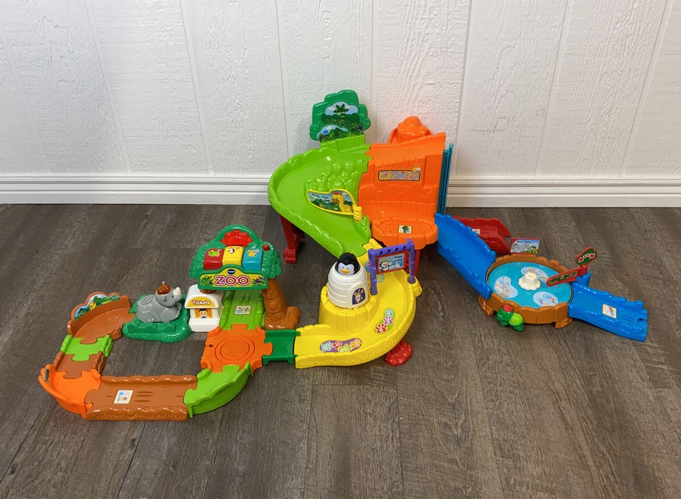 used VTech Go! Go! Smart Animals Zoo Explorers Playset