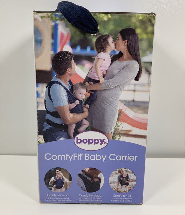 secondhand Boppy ComfyFit Carrier, - Midnight Blue