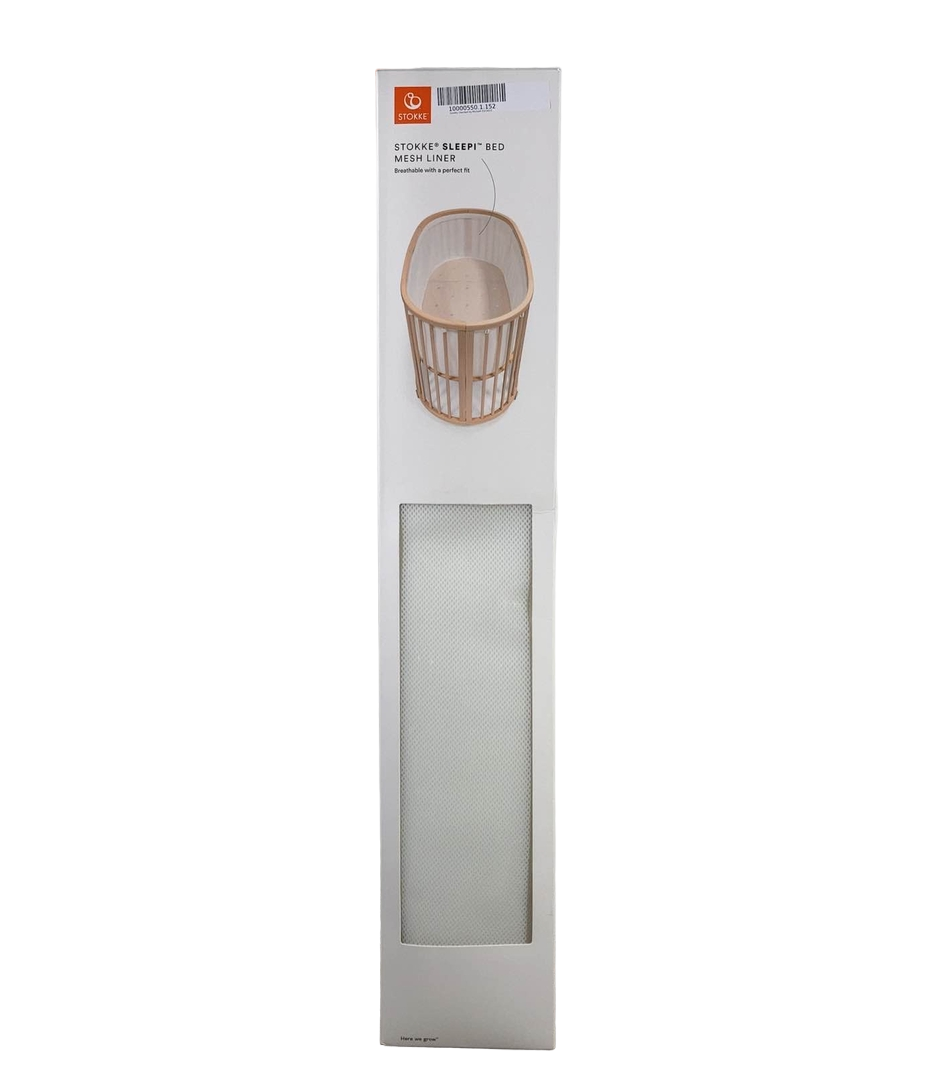 stokke mesh Stokke Sleepi Bed Breathable Mesh Liner, White, V3