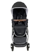 secondhand Mockingbird Single to Double Stroller, 2022, Silver with Penny Leather, Watercolor Drops, Black