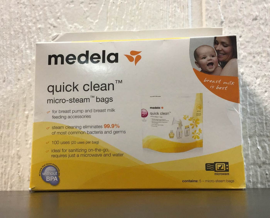 used Medela Quick Clean Micro Steam Bags