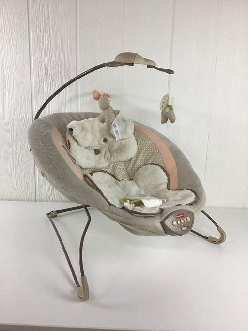 secondhand Fisher Price My Little Snuggapuppy Deluxe Bouncer