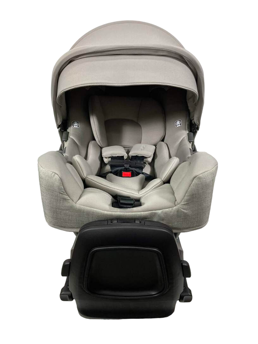 secondhand Nuna PIPA rx Infant Car Seat with RELX Base, Hazelwood, 2023