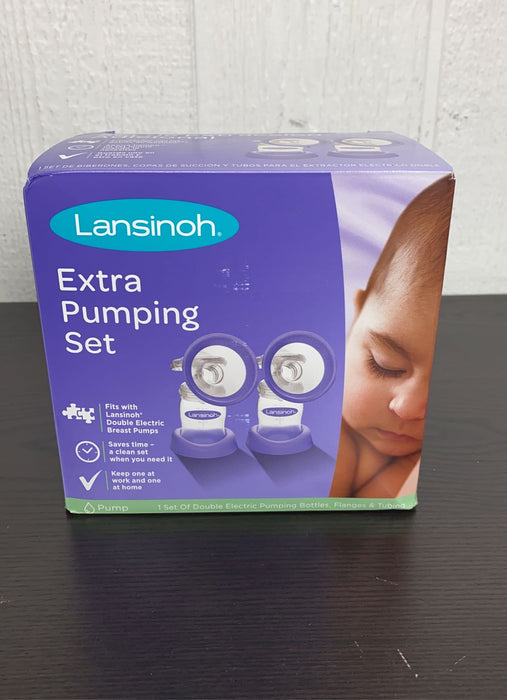 used Lansinoh Extra Pumping Set