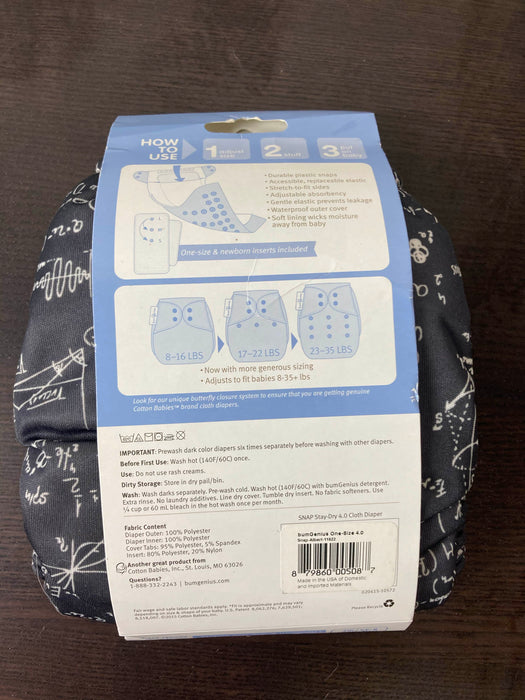 secondhand BumGenius One-Size Pocket Diapers