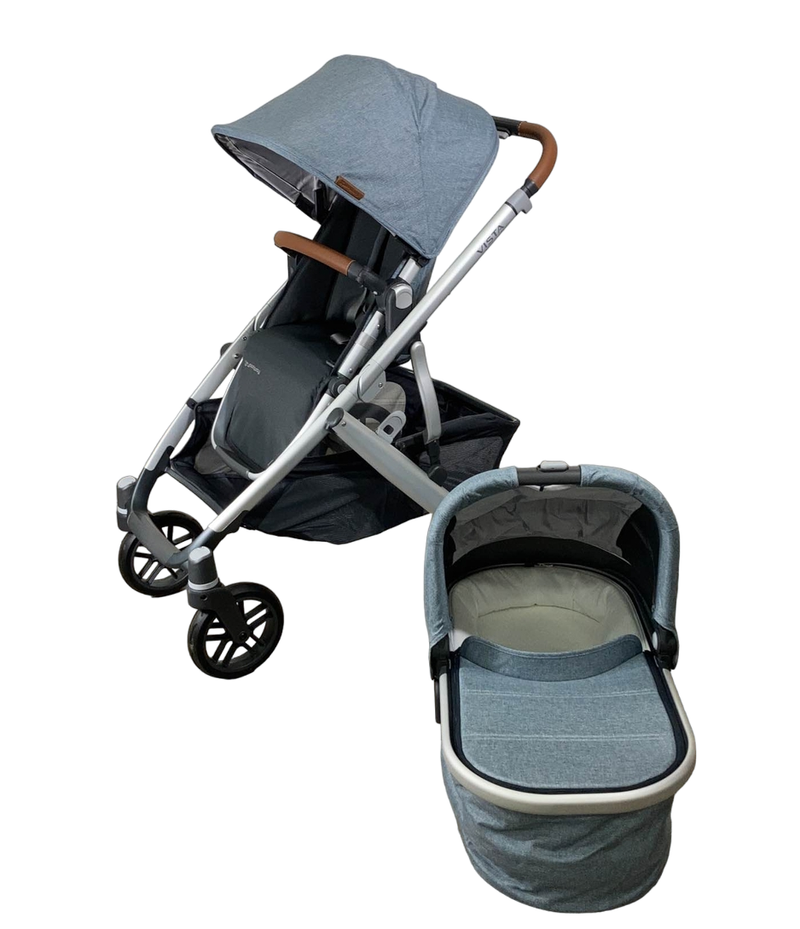 UPPAbaby VISTA V2 Stroller, Gregory (Blue Melange), 2020