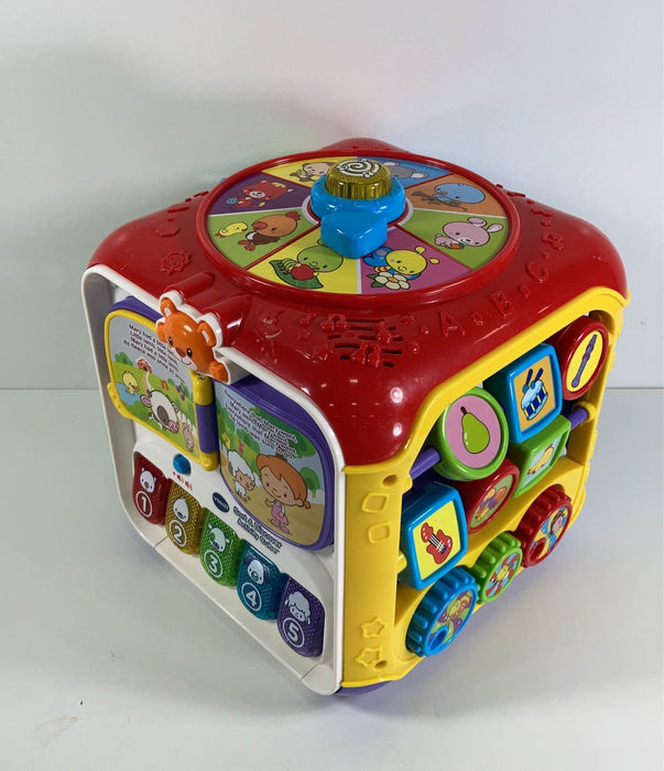 secondhand VTech Sort And Discover Activity Cube