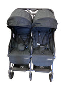 secondhand Mompush Lithe Double Stroller, Black, 2021