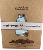Shop Woolino 4 Seasons Ultimate Sleep Bag, Birch Grey, 2-24 months at GoodBuy Gear