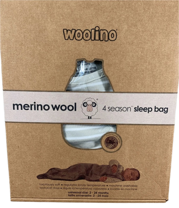 Shop Woolino 4 Seasons Ultimate Sleep Bag, Birch Grey, 2-24 months at GoodBuy Gear