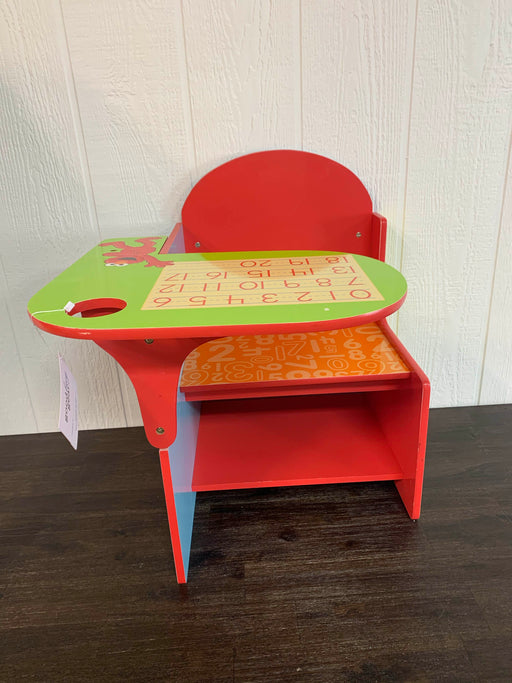 used Delta Children Sesame Street Chair Desk With Storage Bin