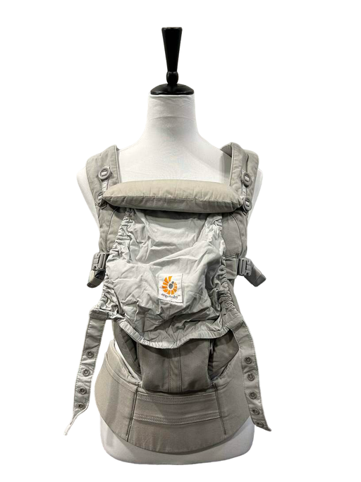 used Ergobaby Omni 360 Cotton Baby Carrier, Pearl Grey