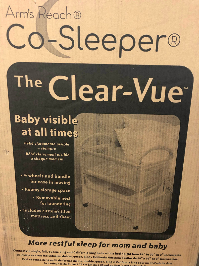 Arm's Reach ClearVue CoSleeper, White