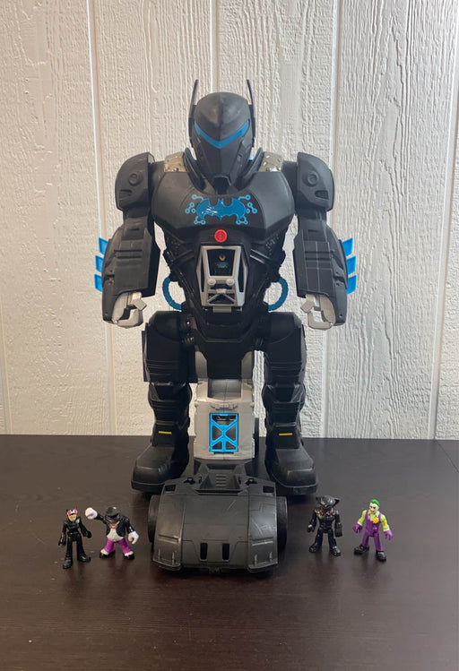 used Fisher Price Imaginext DC Super Friend Remote Control Transforming Batbot