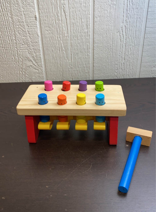 used Melissa & Doug Deluxe Pounding Bench Wooden Toy