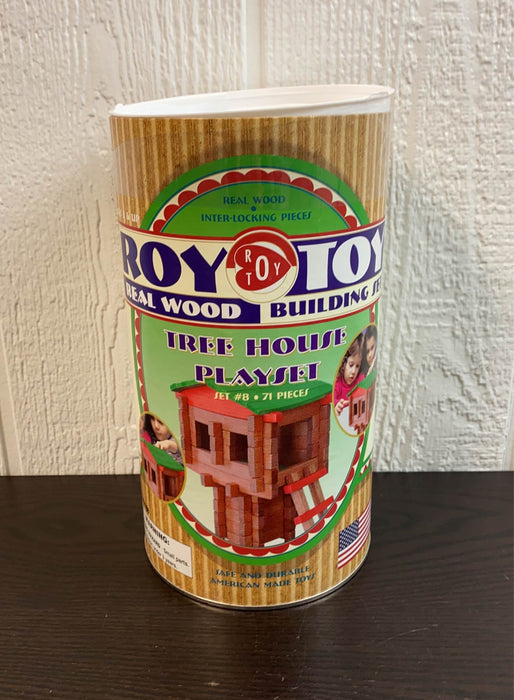 used Roy Toy Wooden Tree House Playset