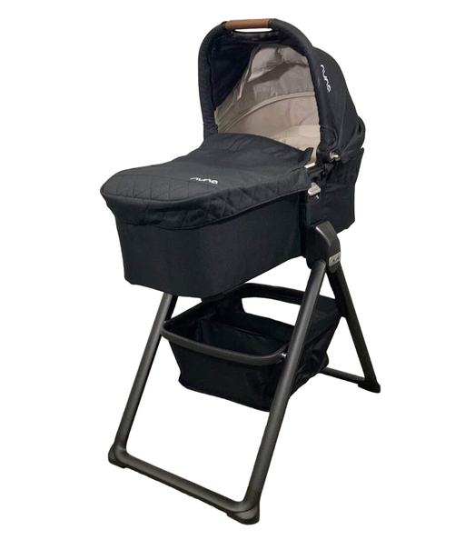 used Nuna MIXX Bassinet with Stand, Caviar