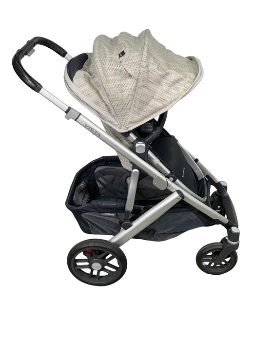 secondhand UPPAbaby VISTA V2 Stroller, Declan (Oat Melange)