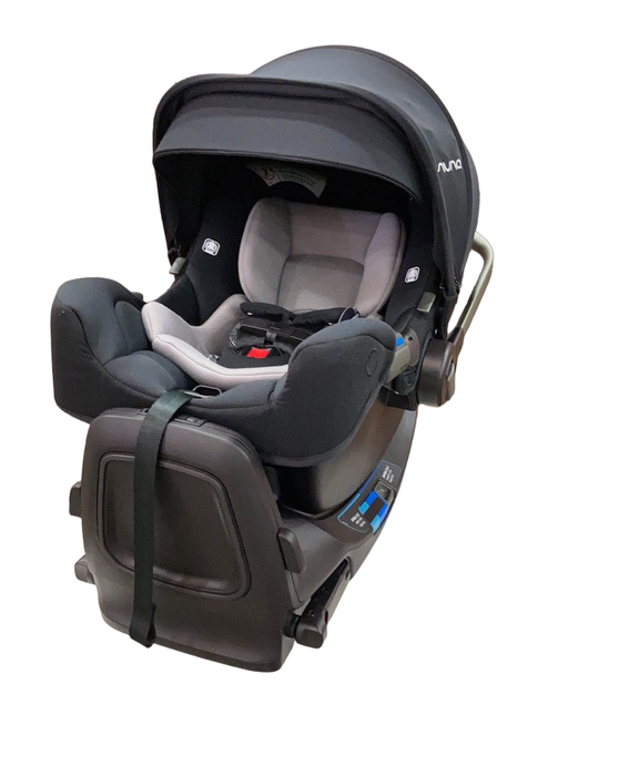 secondhand Nuna PIPA rx Infant Car Seat, 2023, Caviar