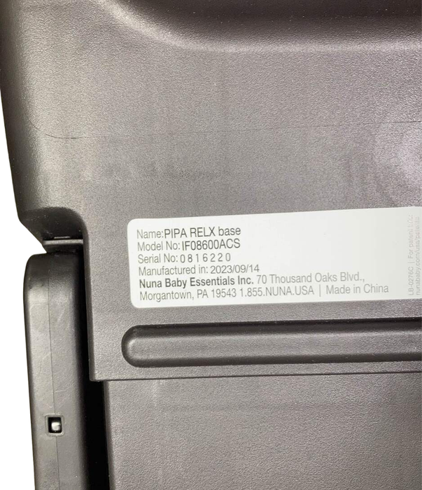 Nuna RELX Infant Car Seat Base, 2023