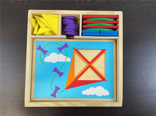 used Melissa & Doug Pattern Blocks And Boards