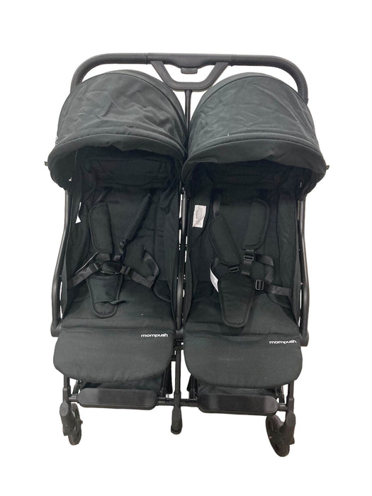 secondhand Mompush Lithe Double Stroller, Black, 2021