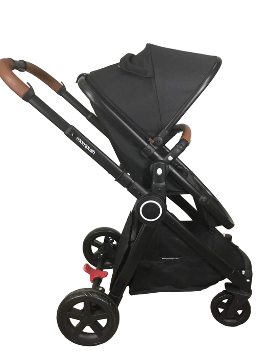 secondhand Mompush Ultimate 2 Baby Stroller, 2022, Black with Black Frame